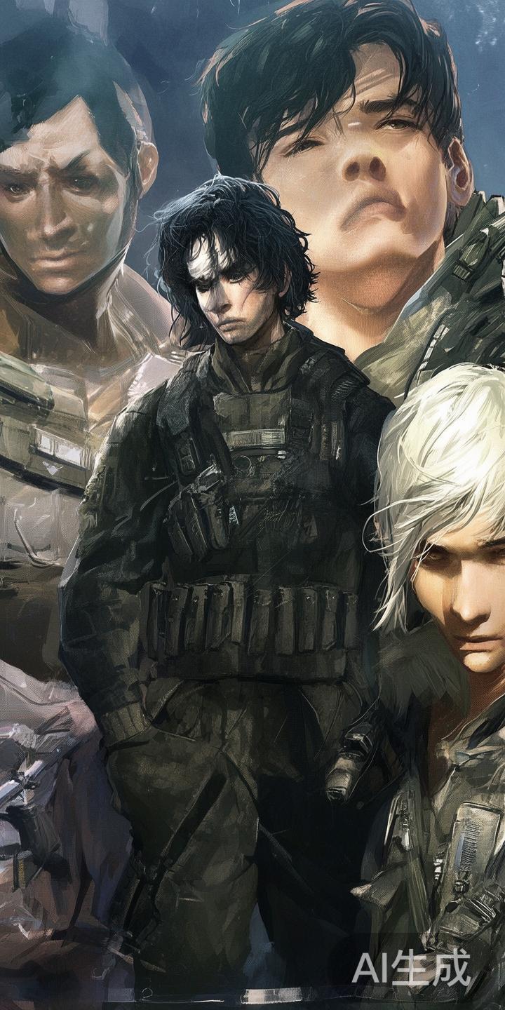 核心成员介绍，如队长李伟（化名），以其敏锐的战场判